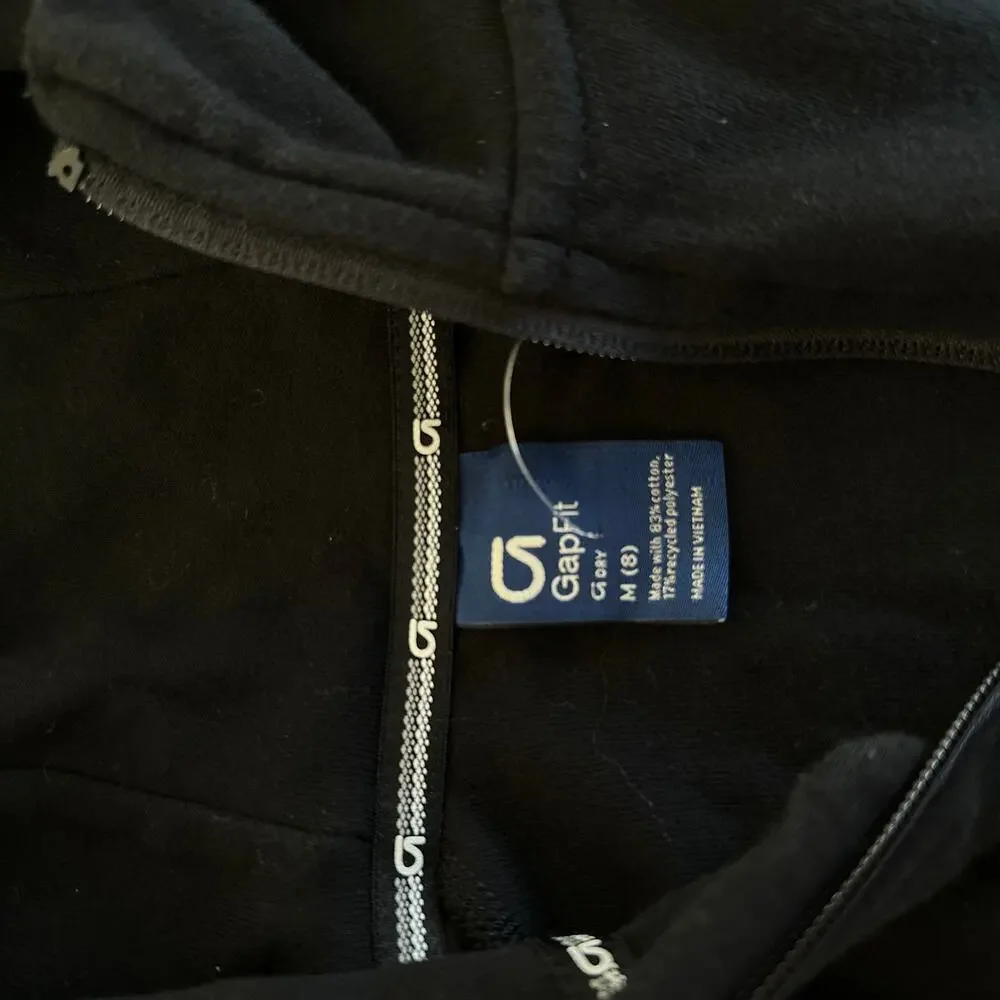 Gap Gapkids GapFit Kids Fit Tech Hoodie black medium